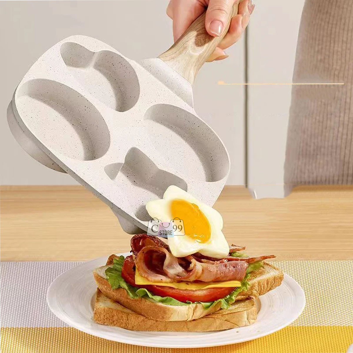 Sartén Para Parilla Antiadherente 4en1